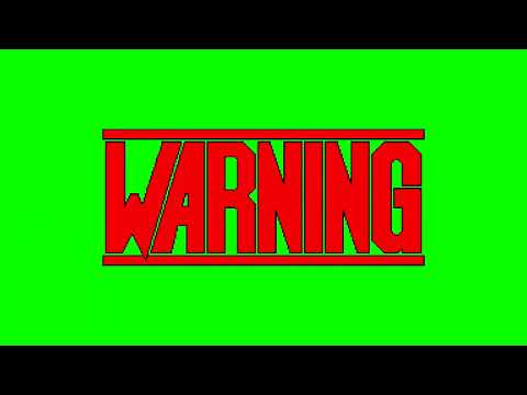 Mega Man ZX WARNING Green Screen