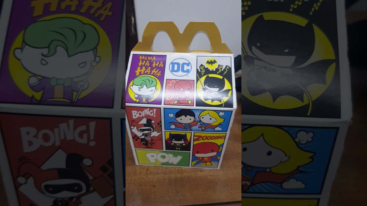 HAPPYMEAL BOX 2021 SAUDI ARABIA DC COMICS