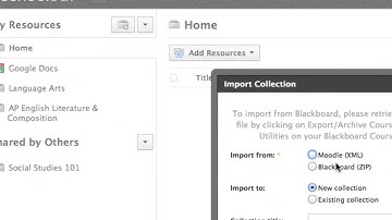 How to Organize your Collections in Resources