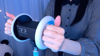 ASMR Slightly faster Ear Massage for Sleep & Tingles 😴 3Dio, dry, gel, lotion, oil etc. / 耳マッサージ