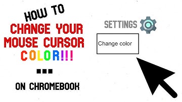 How To Change Your Mouse Cursor Color On Chromebook