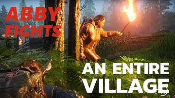 Abby AMBUSHES an entire SCARS VILLAGE |The Last of Us Part 2 | PS5