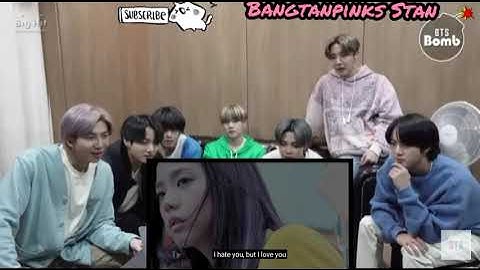 BTS Reaction to blackpink stay Offical mv #Armyblinkmade