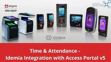 Time and Attendance Idemia Integration - Access Portal v5