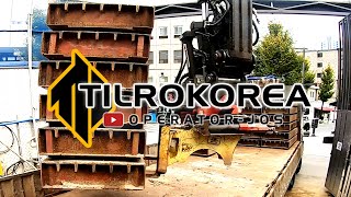 JK틸트로테이터 그립활용 복공판 설치영상/JK tiltrotator work video #tiltrotator #tilrokorea #JK #JOS #excavator