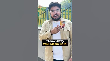 Throw your metro cards away now! #metro delhi #delhimetro #trending #explore #tech #metrotickets