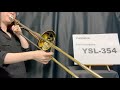 ヤマハ 初心者向け トロンボーン YSL-354 テナートロンボーン シンプル 使いやすい 試奏 仕様 解説 YAMAHA Tenor Trombone 管楽器 1本目 おすすめ