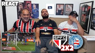 REACT SÃO PAULO 2X2 BAHIA - EMPATE NO ULTIMO LANCE É CRUEL! BRASILEIRAO 2026