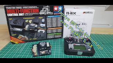 FlySky FS-i6X et Tamiya MFC Réglages et Calibration en Français