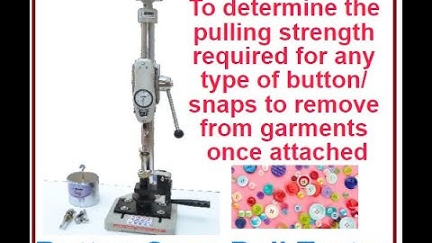 Upper Universal Gripper in Button Snap Pull Tester| Q-Test | Amith Garment Services