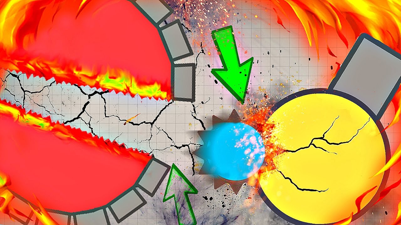 Diep.io STORY OF SPIKE  / AFK Destroyer / EPIC TROLLING MONTAGE