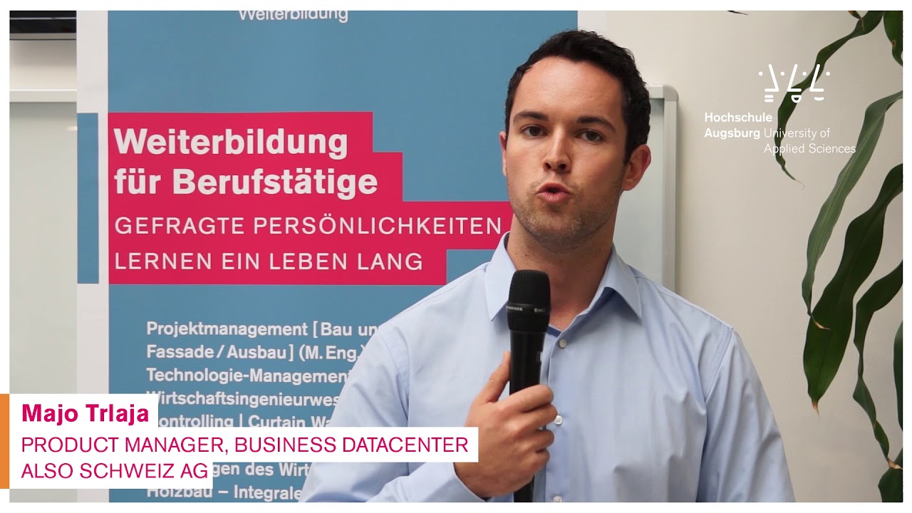 Statement Von Majo Trlaja Zum It Projektmanagement Studiengang Der Hochschule Augsburg Youtube