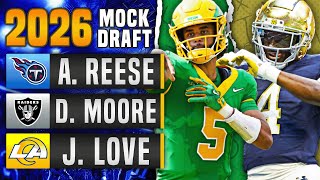 2026 Nfl Mock Draft 2 Rounds Early Stars, Surprise Picks, & Big Board Shakeups