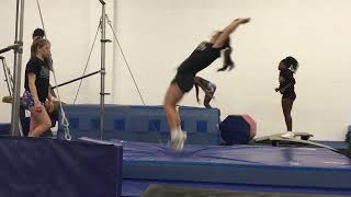 Standing Back Tuck Training