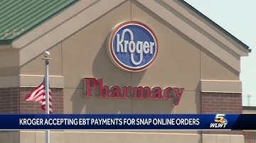 Kroger now accepting EBT payment for SNAP online grocery orders