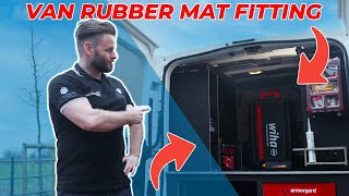 Van Upgrade: Easy Rubber Mat Installation for Electricians!