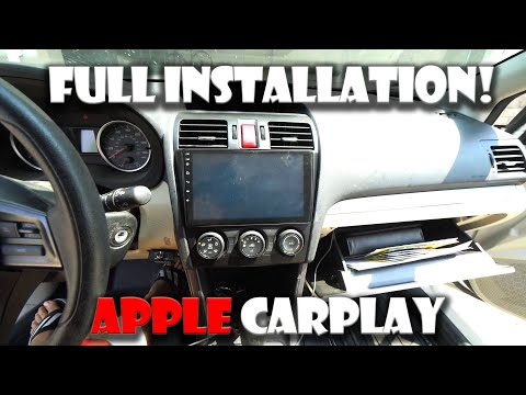How to Install a Head unit | Subaru Crosstrek Apple carplay & Android Auto | Roadanvi