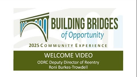 Building Bridges Community Experience Welcome