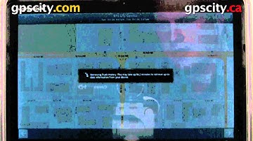 Garmin GTU-10 Track History on a Android Tablet with GPS City