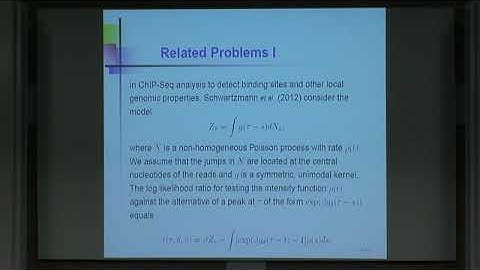 Multiple Speakers | Detection of Genomic Signals by Resequencing