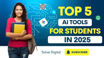 Top 5 AI Tools Every Student Should Use in 2025 | Study Smarter with AI