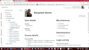 Messaging Your Instructor in Moodle
