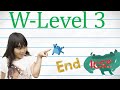 Endless Reader Letter W Level 3 