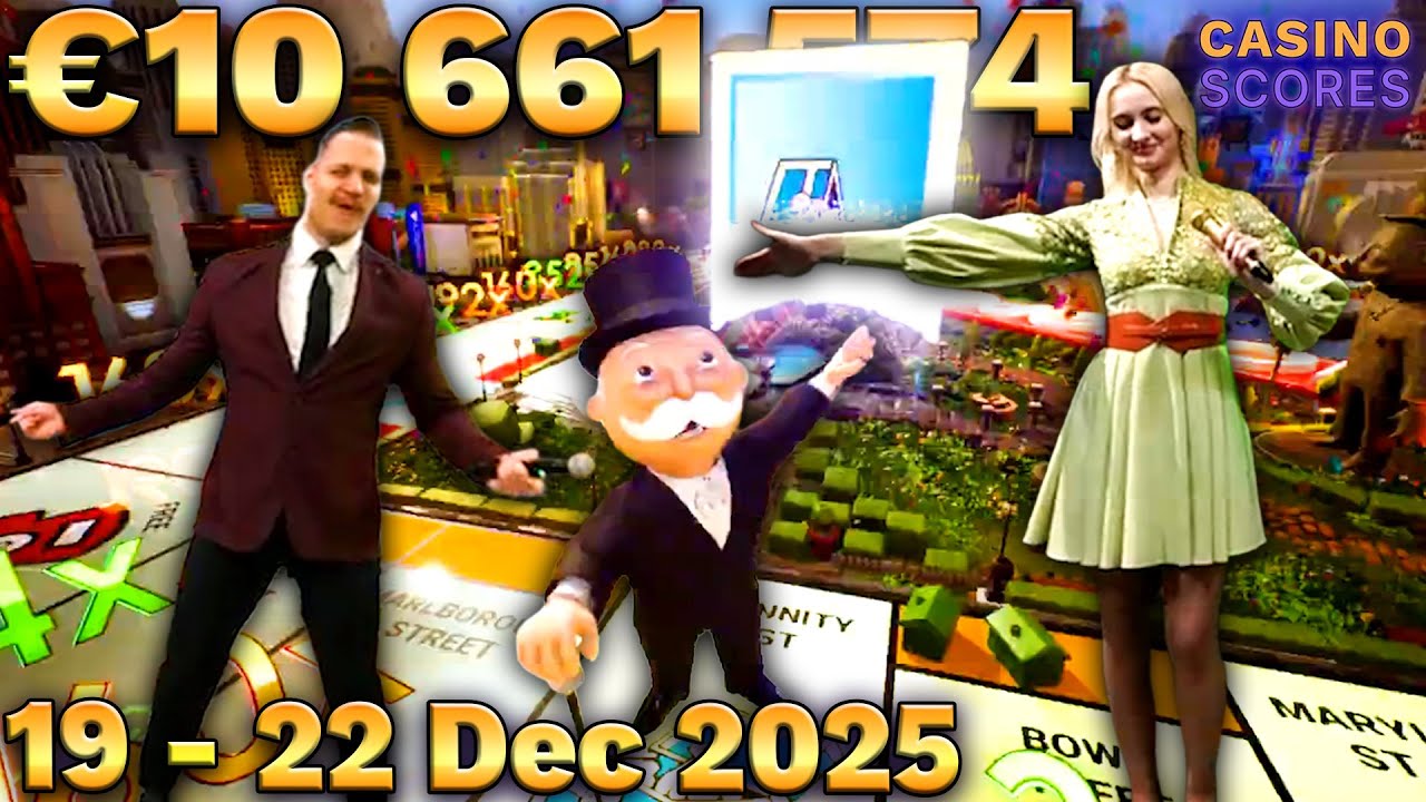 Big WINS on Monopoly & Crazy Time (19th - 22nd Dec 2025) - YouTube