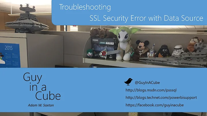 SSL Security Error with Data Souce
