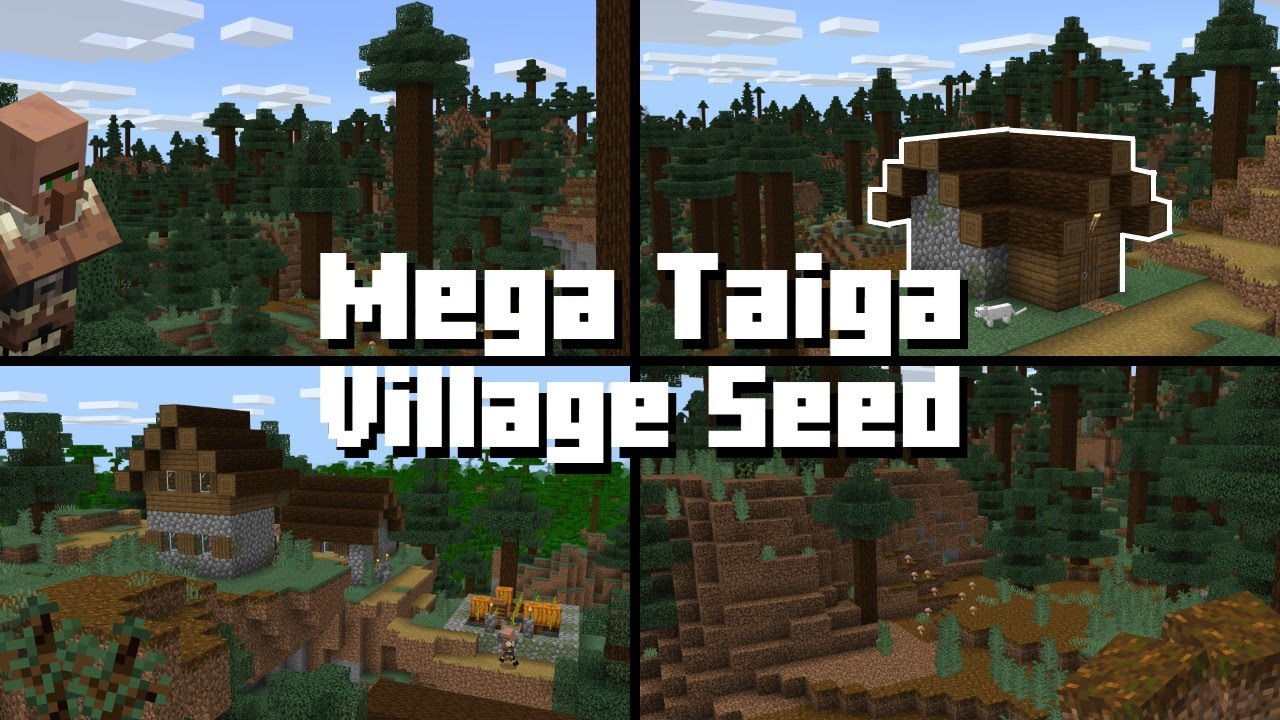 mega taiga biome minecraft