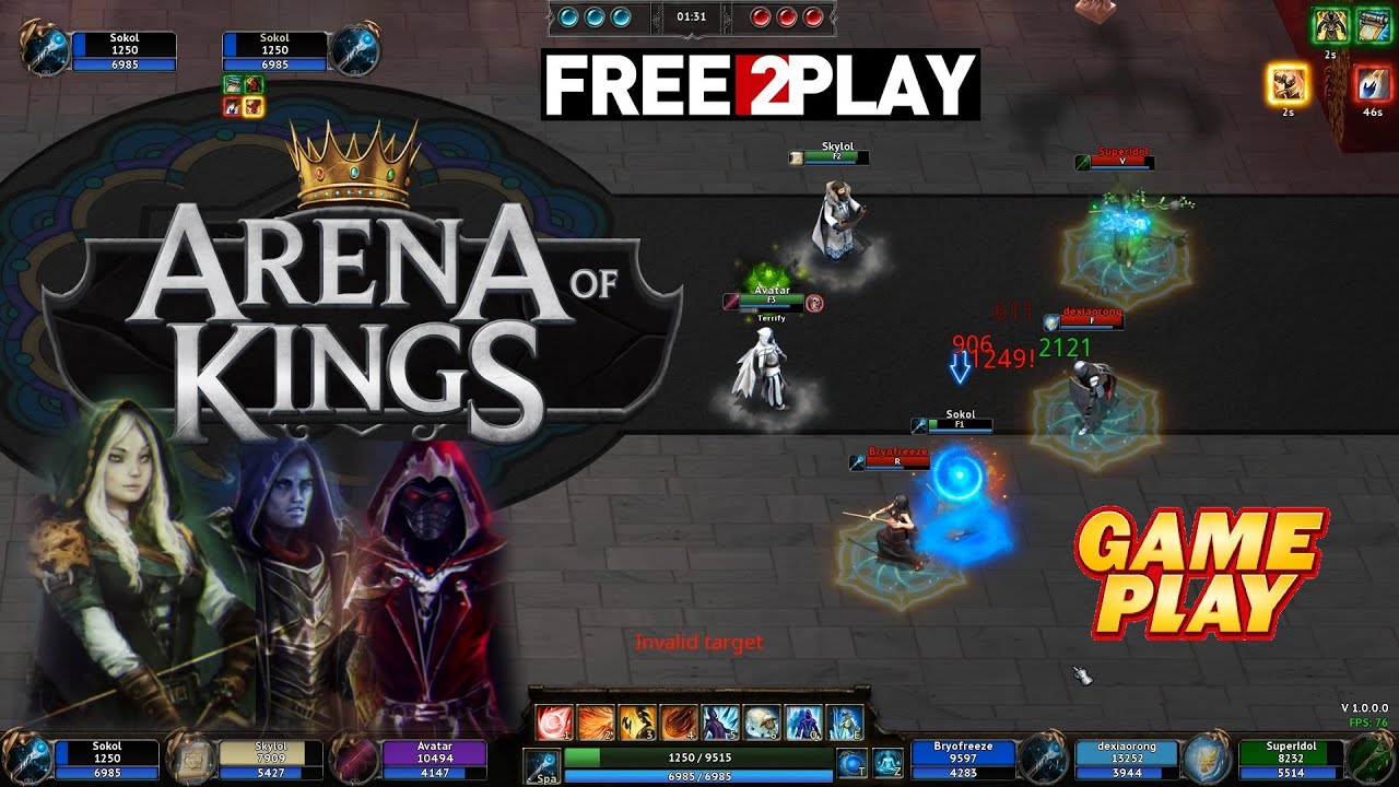 Arena of Kings ★ Gameplay ★ PC Steam [ Free to Play ] PVP battles
