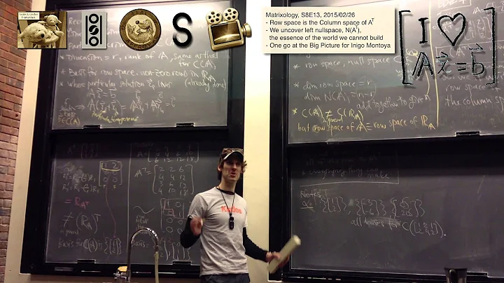 Matrixology S8E13: The Unbuildable Reality of Left Nullspace