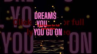 Celine Dion - My Heart Will Go On (Lyrics) #lyrics #music #trending #shorts #viral #celinedion