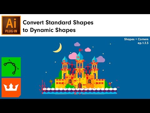 Convert Standard Shapes to Dynamic Shapes in Illustrator | VectorScribe