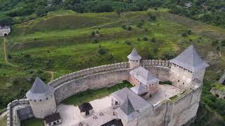 Khotyn Fortress Ukraine Хотинська Фортеця Замки України дрон