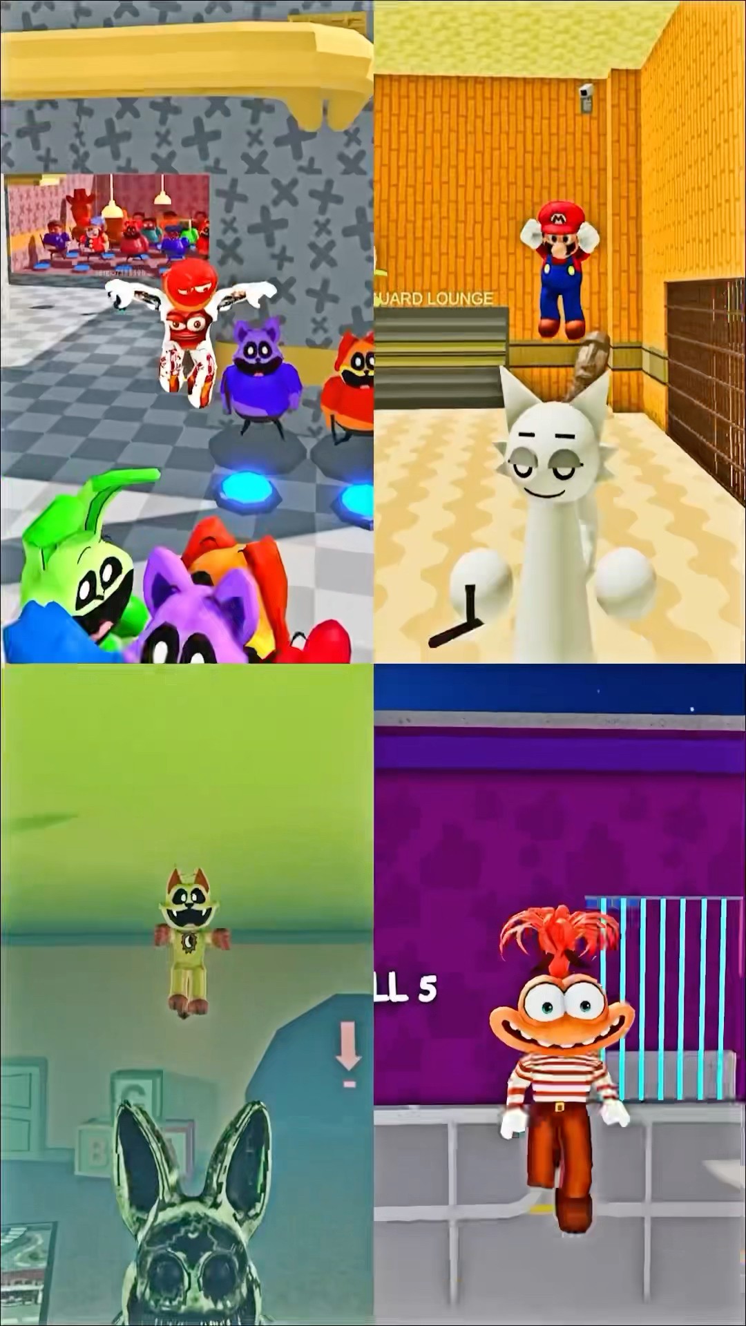 Roblox Pop It Sprunki #insideout2 #anxiety #zoonomaly #mario #catfeine #joy #catnap