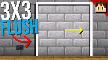 Minecraft Bedrock: 3x3 FLUSH DOOR Tutorial! 1.21