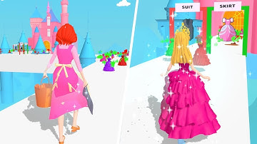 Princess Run 3D 👸❤ All Levels Gameplay Trailer Android, ios - Hit Games