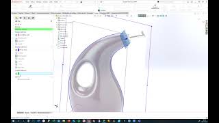 Solidworks, Surface bouteille EVOO, forme organique. Partie 1