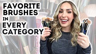 FAVORITE BRUSHES IN EVERY CATEGORY! | Best Makeup Brushes | BK Beauty, Rephr, Sonia G, Chikuhodo