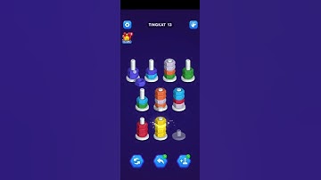 Nut Sort Level #13 #nutsort #gameplay #gameplaynutsort