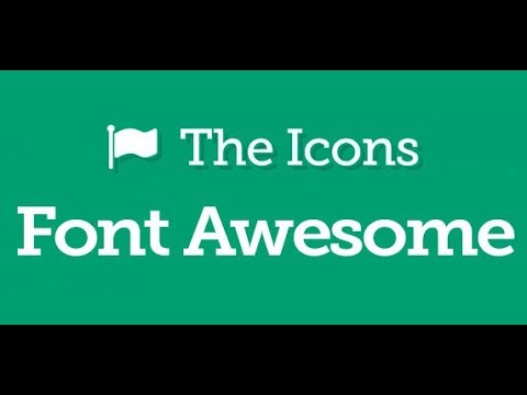 Видео: Как подключить Иконочный шрифт Font Awesome
