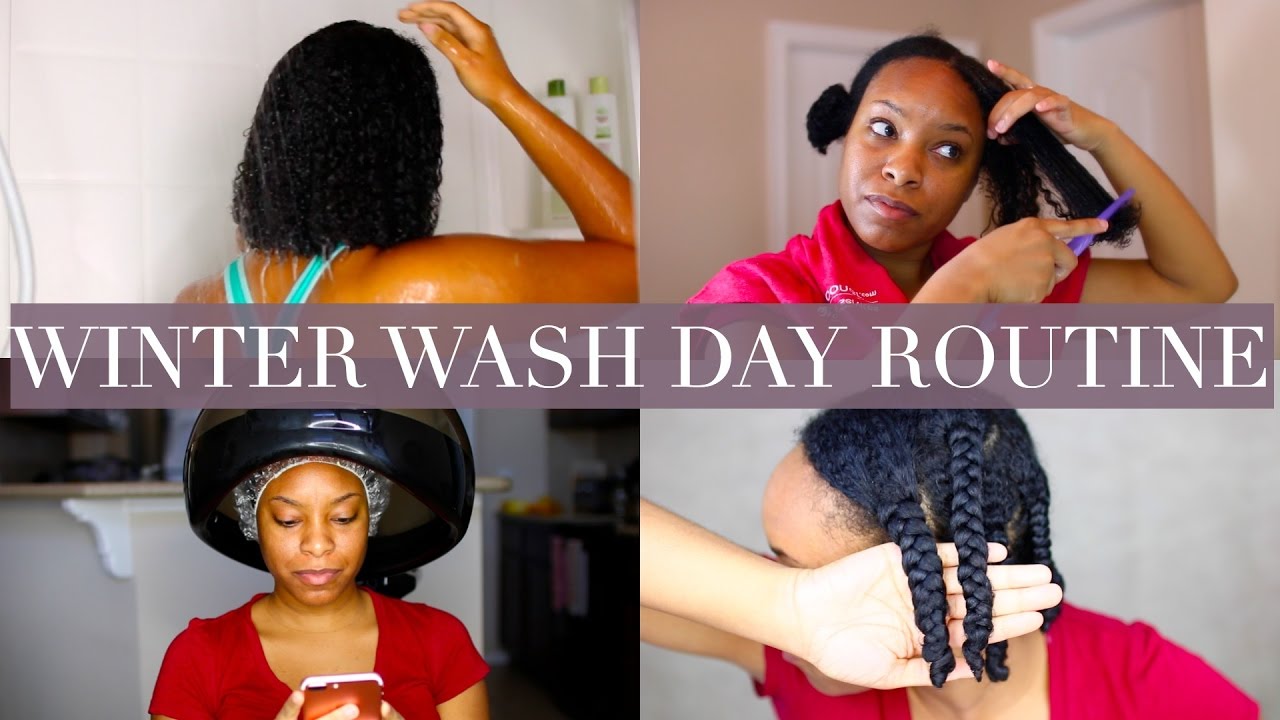 Winter Wash Day Routine for Curly Hair | Wash, Deep Condition and Style!!
