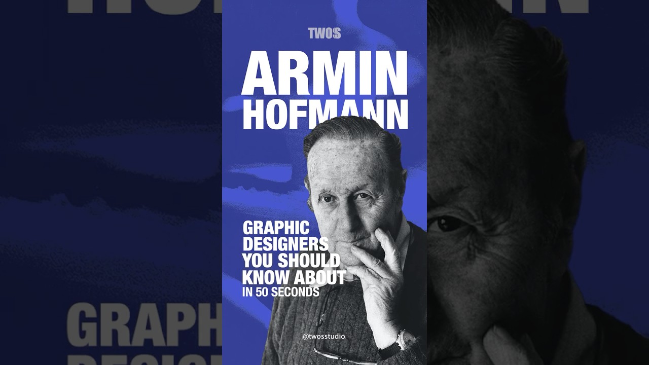 Armin Hoffman: Graphic Designers You should Know About