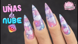 RECREANDO UÑAS de INSTAGRAM | NUBES