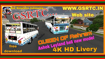 GSRTCNewbrandbs6BUS//surprise release bs6buslivery//GSRTCBS6 bus mod and modified//Ravi gaming GSRTC