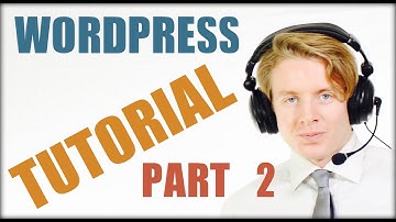 Wordpress tutorial for beginners 2016 (Part 2) -  Create Menu