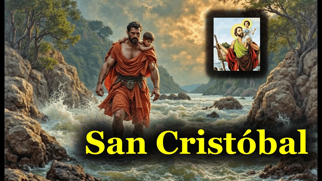 El Martirio de San Cristóbal: El Santo que Cargó a Jesús. Icono de la fe catolica.
