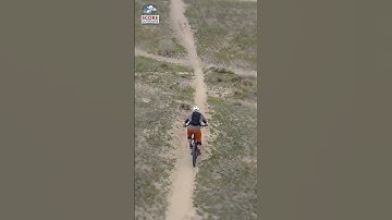Is this real or video game? 📷 #mountainbike Wilson Creek Trails 🚵‍♂️ #drone