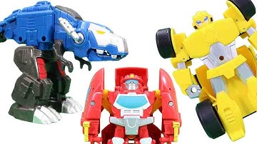 All Transformers Rescue Bots Super Play and Magic Transformation Challenge!